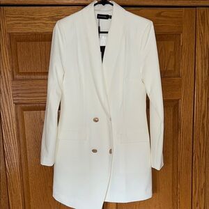 Double-Breasted Blazer Dress